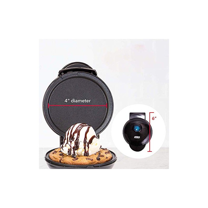 DASH Mini Maker Electric Round Griddle for Individual Pancakes, Cookies,