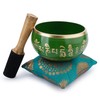 Ajuny Tibetan Singing Bowl Set - Handmade Yin/Yang Arrow Carving