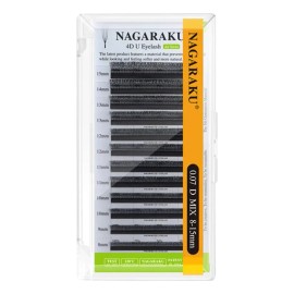 Extension De Pestañas Blister Nagaraku U 4d Mix Ymedida Aura