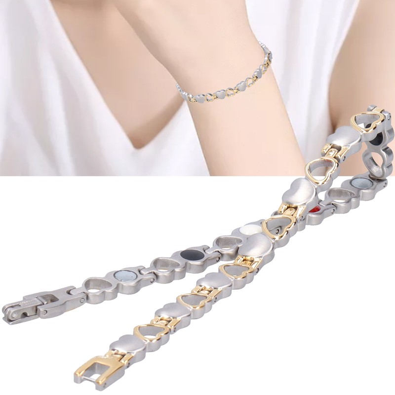 Women Magnetic Bracelet Adjustable Length Magnetic Therapy Bracelet Jewelry Gift