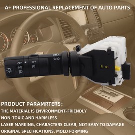 Dasbecan Interruptor de luz antiniebla de señal de faro 25540-ET11E 25540-ET11A Compatible con Frontier 2007-2015 Pathfinder 2008-2010 SENTRA 2008-2012 Suzuki Equator 2009-2012