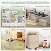 Homsorout Pack of 2 Storage Boxes with Lid, Foldable Storage