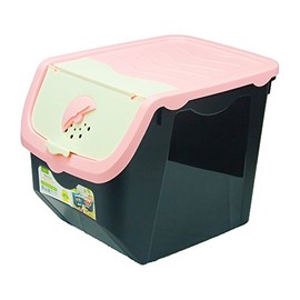 Hobby Life 405 FL OZ/12 LT Potato, Onion, Dry Food Storage Box with Ventilation, Rose