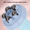 5 Magnet Bead Massage Roller, Handheld 360 Grad Rotating Slimming