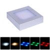 PHOSOK LED Multimodal Multicolor Light Stand Base Silver - Square