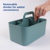 BLUE GINKGO Multipurpose Basket Organiser - Stackable Plastic Basket with