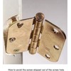 ZERO HOME 100 Pack Plastic Hinge Dowel Inserts with Screws