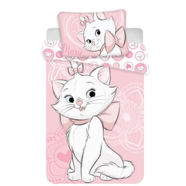 JF Marie Les Aristats 2-Piece Duvet Cover Set 100 x 135 cm + Pillowcase 40 x 60 cm for Baby Cot Bed