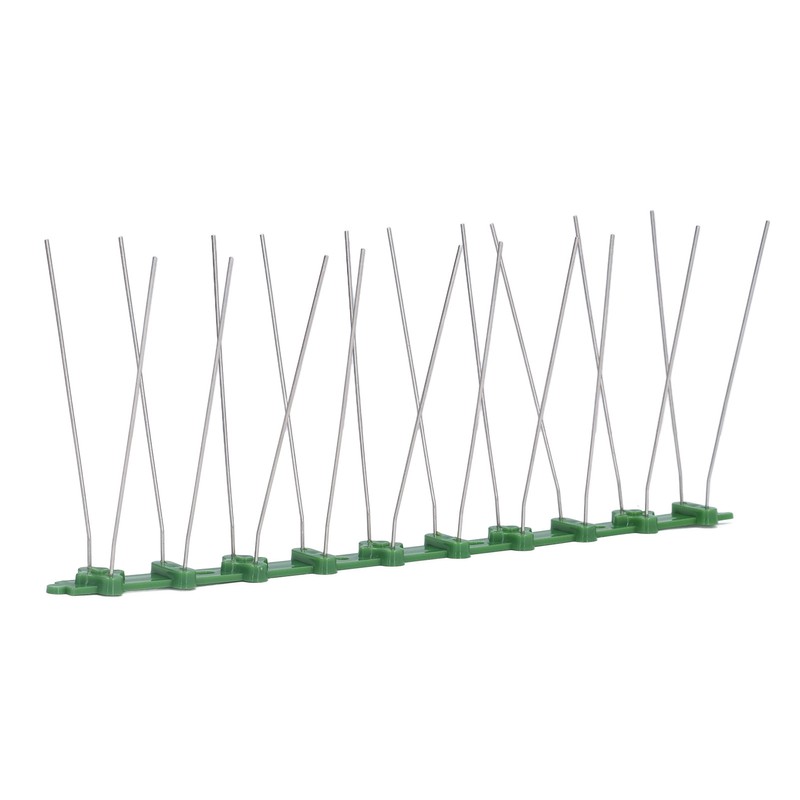 12Pcs Stainless Steel Bird Deterrent Spikes 25cm Anti Cat Crawling