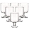 Bormioli Rocco Hosteria Set Of 6 Stackable Wine Glasses, 5.5