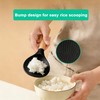 Cooking Spoon 2-Pack: Multi-Function Wood Handle Silicone Spatula Spoon &