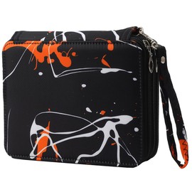 Lbxgap Colored Pencil Case - 72 Slots Pencil Holder with Zipper Closure Twill Fabric Large Capacity Pencil Case for Watercolor Pens or Markers, Pencil Case Organizer for Artist