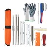 12Pcs Chainsaw Sharpener File Chain Saw Teeth Sharpening Tool Set