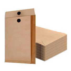 Tanshuqin 9.4"x 13.2" Expandable Large Kraft Catalogue Envelopes for Home Office Business Storage and Organizing, Photos, Documents，Multiple use，(25 PCS)