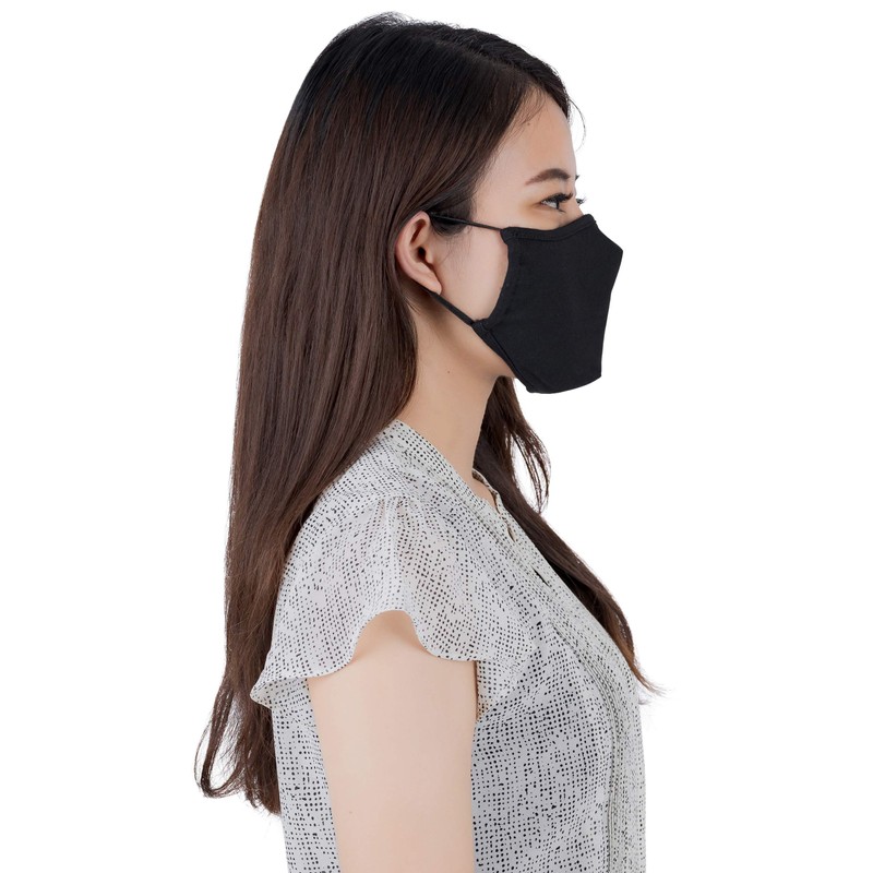 LOFBAZ Cloth Face Coverings Cotton Fabric with Filter Pocket Washable