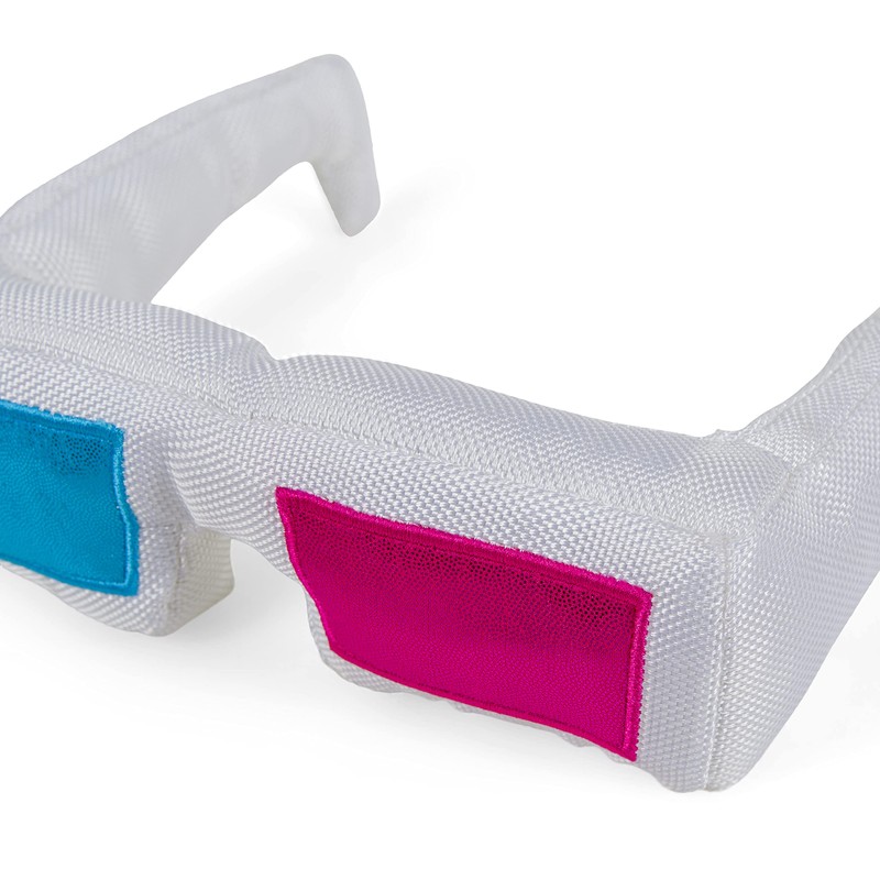 Petface Retro 3D Glasses Plush Dog Toy