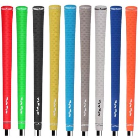Golf Grips Wood Iron Grips 8 Pcs Replacement Non-Slip No Backline All Weather Performance Rubber Material M58 Solid Color Solid WOW (Green)
