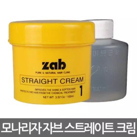 Jabe 모나리자 헤어 스트레이트 크림 1제+2제 100ml 자브 Mona Lisa Hair Straightening Cream 1+2 100ml Jab [Mona Lisa Jab Hair Straight Cream 1+2]