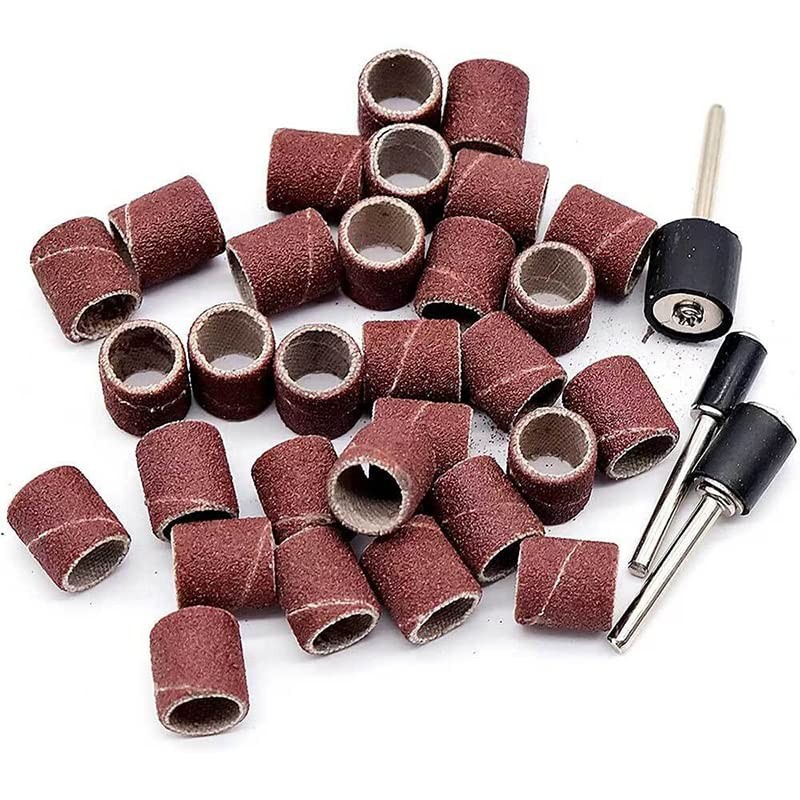 384Pcs Drum Sanding Kit for Nail Drill Bits Dremel Accessories