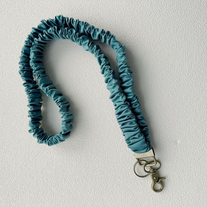 Stretchy Scrunchie Lanyard for ID Badges & Keys - Durable