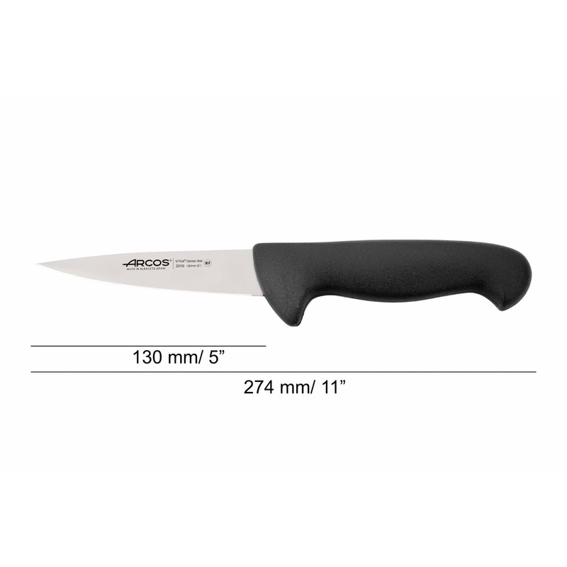 Arcos Cuchillo de 130 mm 2900 gama carnicero, hoja estrecha