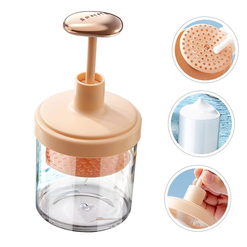 WOONEKY Manual Foams Maker Bubbling Tool Face Wash Frother Cleansing