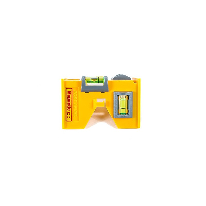 Swanson Tool Co PL001M Magnetic Composite Post Level, Yellow, Includes