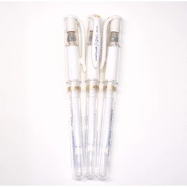 Uni-Ball UM 153 Signo Broad Point Gel Pen - White - Pack of 3, Limited Edition