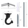 diplambr Swag Hook Heavy Duty Ceiling Hook with Hardware for