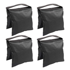ValueHall Sandbag Saddlebag Design Photographic Sandbag Super Heavy Duty Sandbag 4 Weight Bags for Photo Video Studio Stand V7087