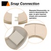HARFINGTON 2pcs Wall Split Flange 26.5mm/1" Self-Adhesive Plumbing Cover Plates