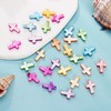 Firstmeet 25Pcs Natural Mother of Pearl Beads 10x15mm Cross Shell