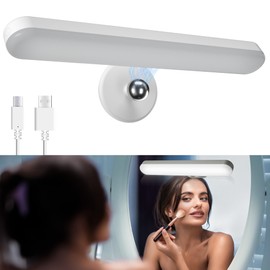 Benreom Benreom Wireless Vanity Lights for Mirror, Rechargeable Battery Operated Mirror Lights, Adjustable Color Brightness & Angle Makeup Light, Cordless Lights for Mirror, for Makeup Vanity Bathroom Mirror