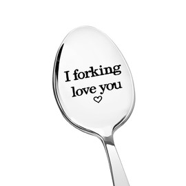 Funny Valentines Spoon Gifts for Wife Husband I Love You Gifts for Him Her Girlfriend Boyfriend Anniversary Birthday Gifts for Couples I Forking Love You Spoon Gifts for Fiance Fiancee