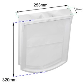 SPARES2GO Tumble Dryer Filter Kit compatible with Miele T2 T4 T8 Fluff Catcher Mesh Lint Screen