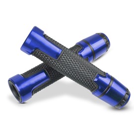 Universal 7/8" 22mm Motorcycle Handlebar Grips for Kawasaki Ninja250 650 Z400 Z650 Z800 Z900 Z1000 ZX6R ZX10R 250R 300R (Blue)