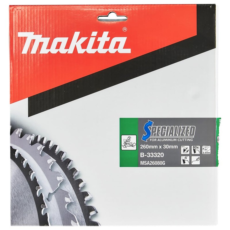 Makita Specialized SAEGE Sheets 260 x 30 mm, 80Z, 33320