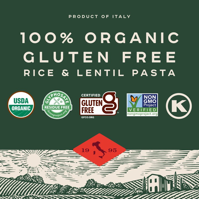 Bionaturae Spaghetti Pasta Noodles - Gluten Free Spaghetti Pasta, Rice