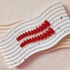 SXVME Uñas Postizas Rojo Vino, Uñas Postizas Cortas Ovaladas Redondas