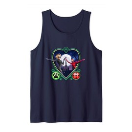 Miraculous Ladybug and Cat Noir The Movie Heart Tank Top