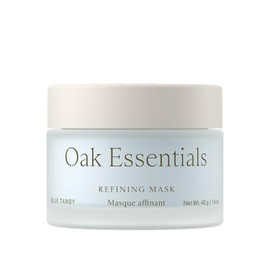 Oak Essentials Refining Mask | Whipped Face Mask with Blue Tansy to Help Visibly Reduce Pores, Balance Oil, and Refine Skin Texture, 1.4 Oz