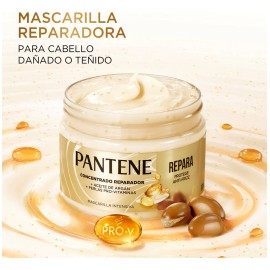 Mascarilla para cabello Pantene Repara, Protege y Antifrizz con Aceite de Argán 300 ml