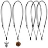 Framendino, 5 Pack Adjustable Necklace Cord for Pendants Rope with