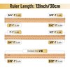 Mr. Pen- Architectural Scale Ruler, 12 Inch, 2 Pack, Wooden