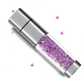 FeliSun 16GB 32GB 64GB New Jewelry Crystal USB 3.0 Flash Drive, Waterproof Shockproof Super Speed U Disk, Transparent Memory Stick Pen Drive External Storage Rhinestone gift For Birthday Gifts,Christmas Gifts ,Wedding Gifts