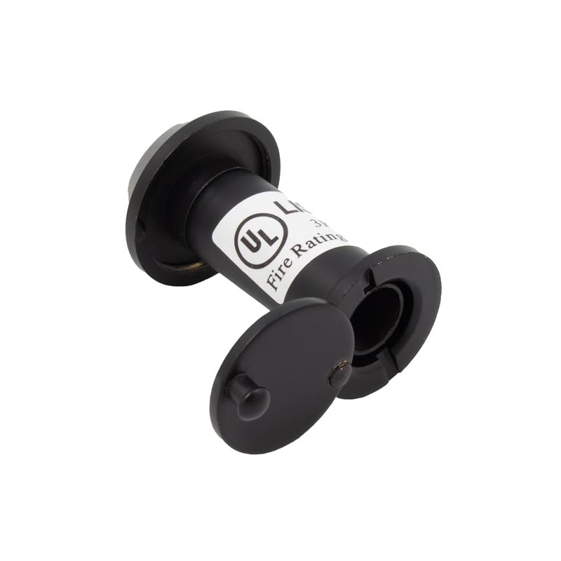 Stone Harbor Hardware UL-Rated Door Viewer with Cover, 180 Degrees,