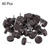 sourcing map Furniture Feet Nail Plastic Glide Nails Chair Table