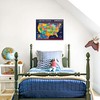Map of USA for Kids (18x24) Laminated 50 States and