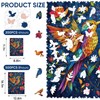 delobil Wooden Puzzles for Adults 200 Pieces,Hummingbird Wooden Puzzles, Unique