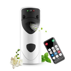 HOUSEHOLD WORLD Automatic Air Freshener Spray Dispenser With Remote Programmable Fragrance Dispenser Fit for Spray Refills | Wall Mount Aerosol Dispenser Spray for Bathroom, Hotel, Commercial Place